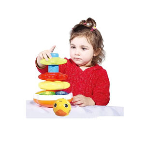 اسباب بازی نوزادی حلقه آموزشی موزیکال اردک LERNING FUN _اسباب بازی نوزادی